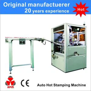 Auto Hot Foil Stamping Machinery For Cap Top And Side