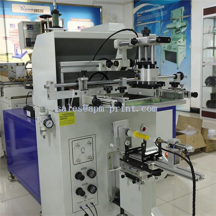 Pencetak skrin separa automatik